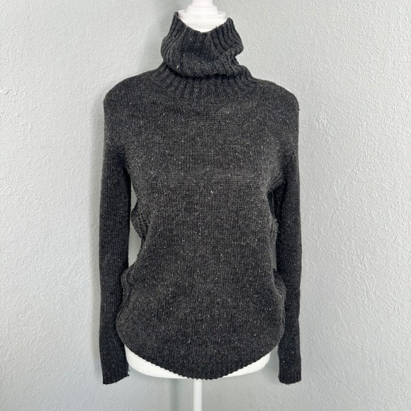 Woolrich Sweaters - Woolrich Women's XS‎ Gray Speckled Wool Blend Knit Sweater